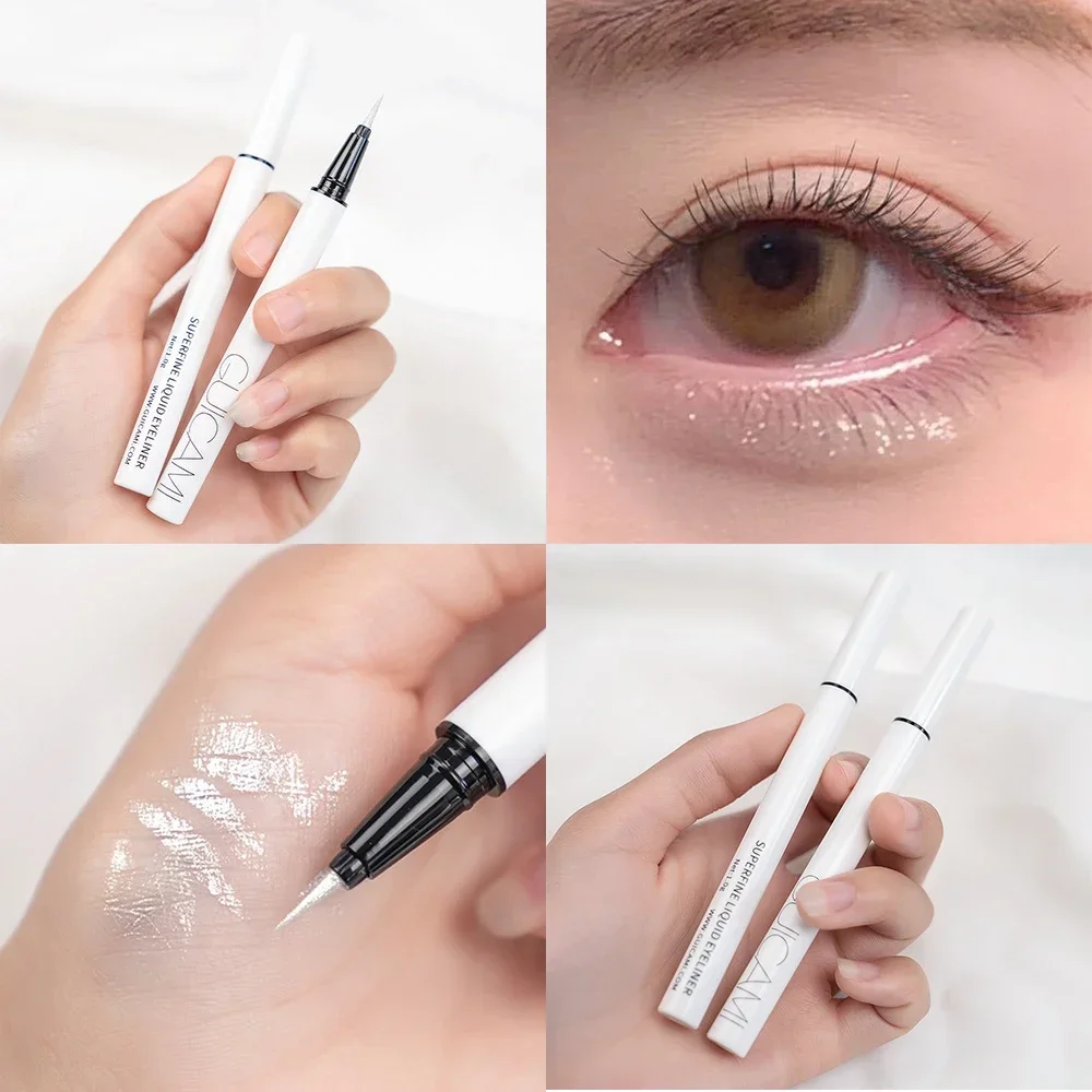 Makeup Pen Shimmer Highlighter Pencil Smooth long lasting Waterproof Diamond Champagne Gold Pink Brighten Eye Shadow & Liner Silkworm