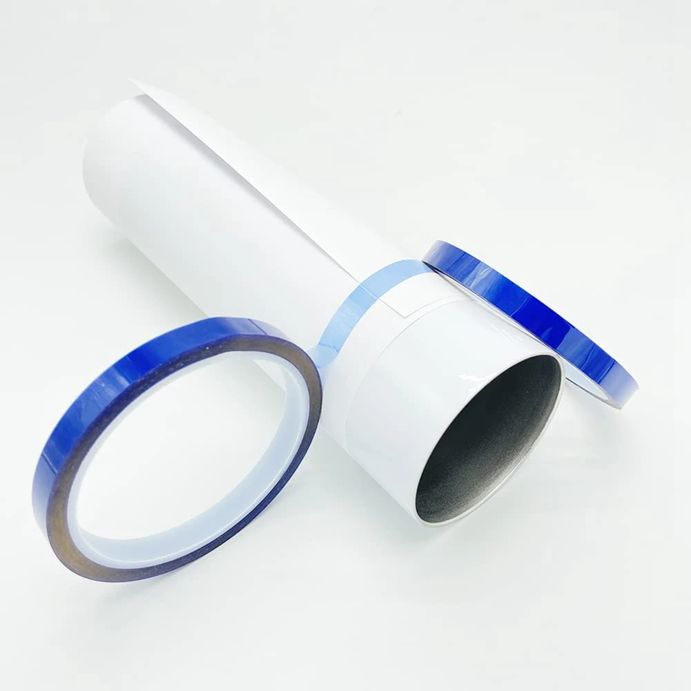 10 Rolls Heat Tapes Sublimation Blanks Thermal Tape No Residue Tape Up to 260Celsius for Heat Sublimation Press