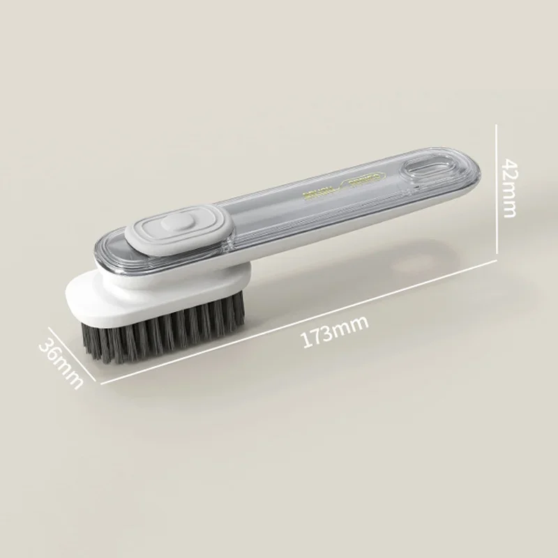 Multifunction Cleaning Brush Soft Bristled Automatic Liquid Discharge Shoes Brush Long Handle Laundry Clothes Brushes Tools 6