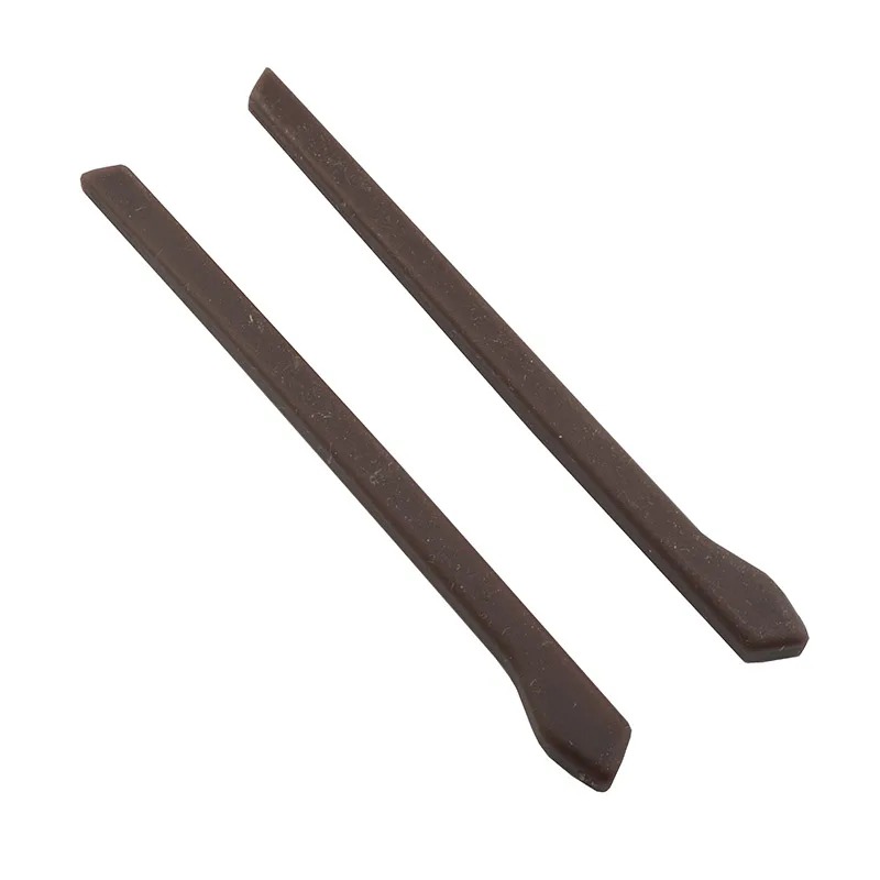 검은색 금속 안경, 안경테 팁, 고무 팁, TP05 , 77.7mm 길이, 10 쌍 (20 개)