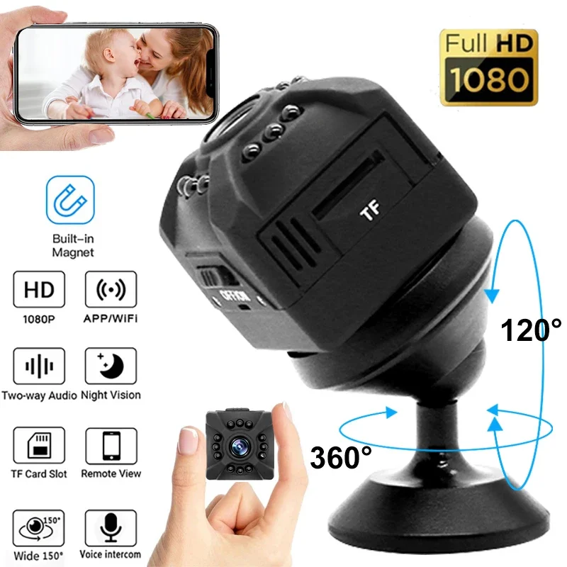 Description Picture 3 of itemHD Wifi Mini Camera Night Vision Camcorder Wireless DVR Micro Camera Video Ultra Small Cam Wireless Home Micro  Security Cameras
