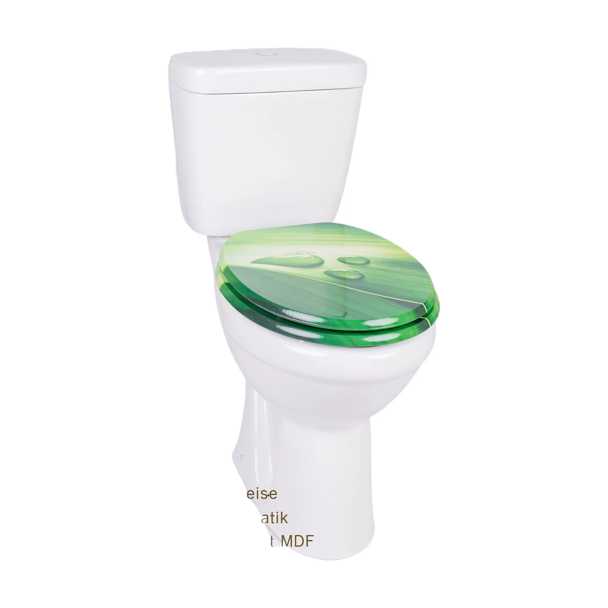 SINOBATH Toilettensitz mit Soft-Close Universal Toilettendeckel WC-Sitz Holz Klobrille, Tragfähigkeit bis 190 kg – Detail 11
