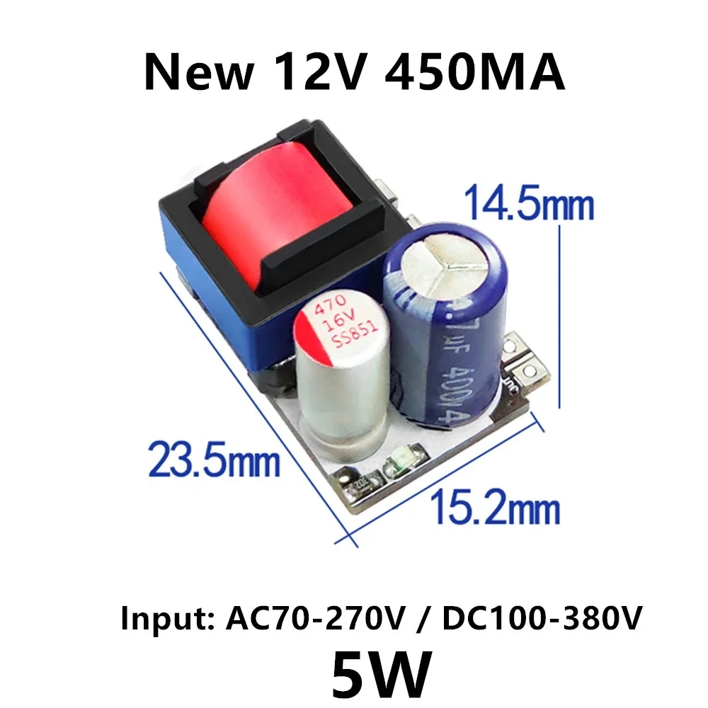 AC-DC 스텝 다운 변압기 전원 모듈, 정밀 벅 컨버터, AC 220V 5V DC, 5V, 700mA, 5V, 1000mA, 12V, 450mA, 신제품