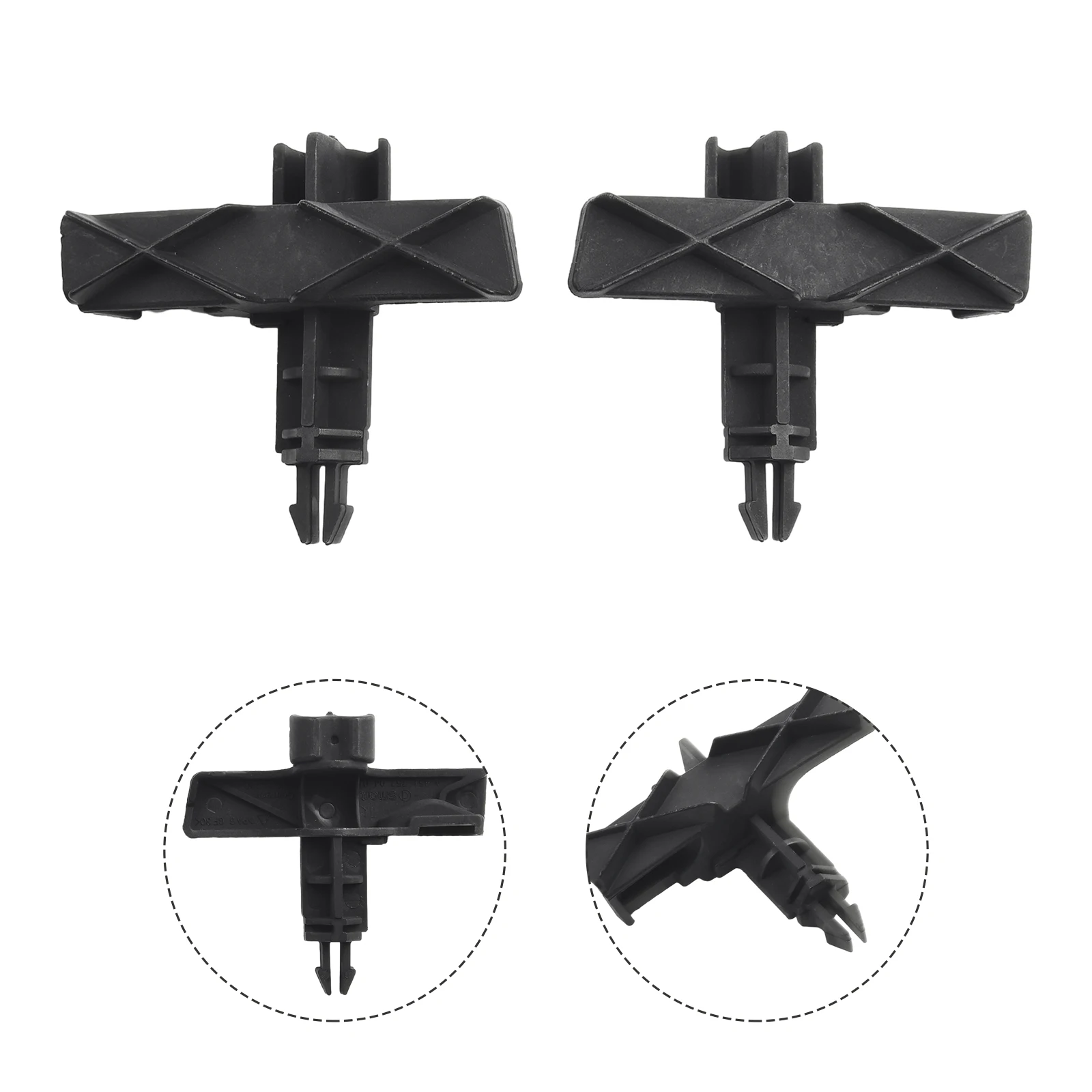 

4pcs Hood Locking Mechanism Left And Right Lower Upper Set For Smart Fortwo 2008-12 Hood Locking Mechanism