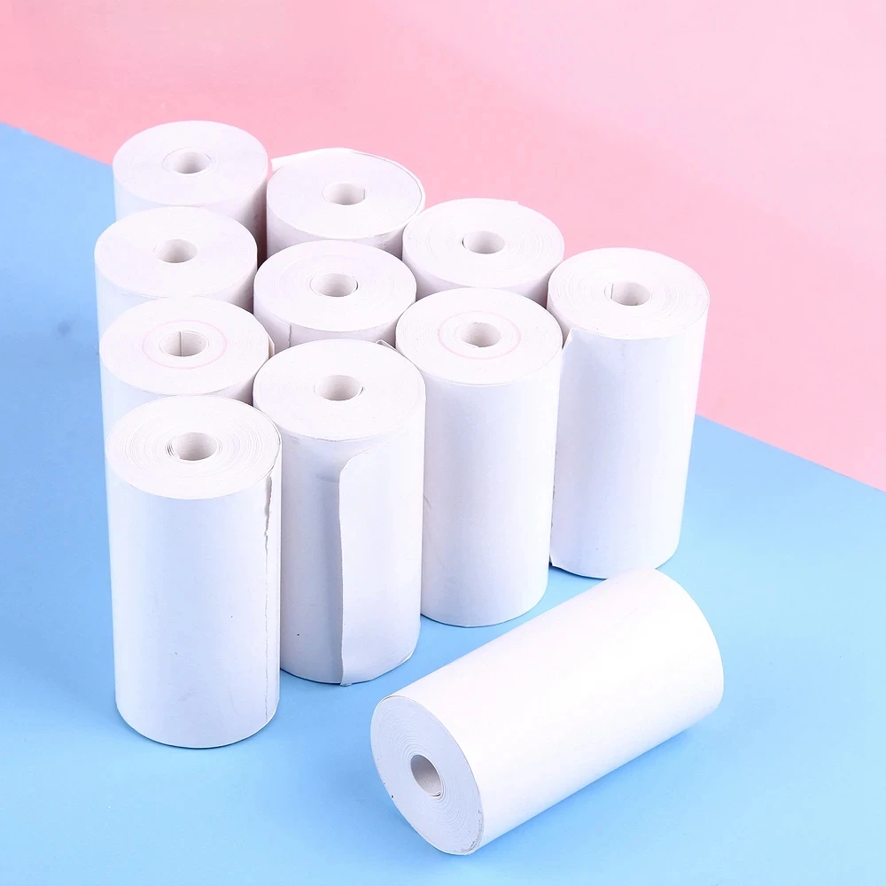 10 Rolls 57x25mm Camera Thermal Papers Printing Receipt Papers for Paperang Mini Pocket Photo Printer Cash Register Paper