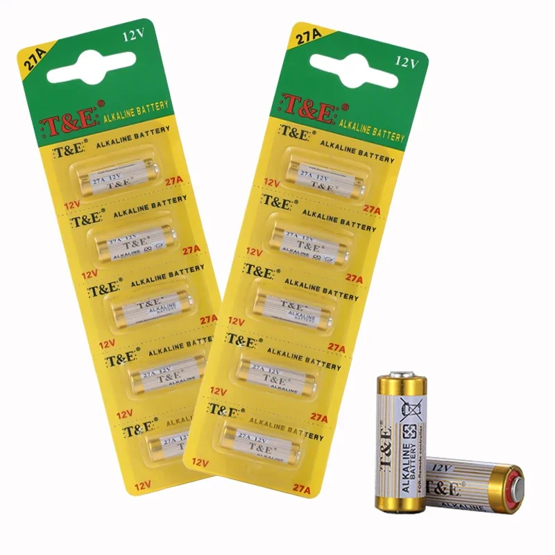 100PCS 12V A27 27A G27A MN27 MS27 L828 alkaline battery V27GA ALK27A A27BP K27A dry battery toy doorbell alarm remote control 3