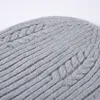 Winter Fashion Twist Rabbit Fur Knitted Hats Woman Keep Warm Earmuffs Cold Cap Outdoor Simple Skullies & Beanies 90g 4