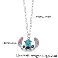 Cute Disney Stitch Cartoon Toys Creative Fine Rhinestone Toys Sweet Girl Gift for Good Friends - Image 6