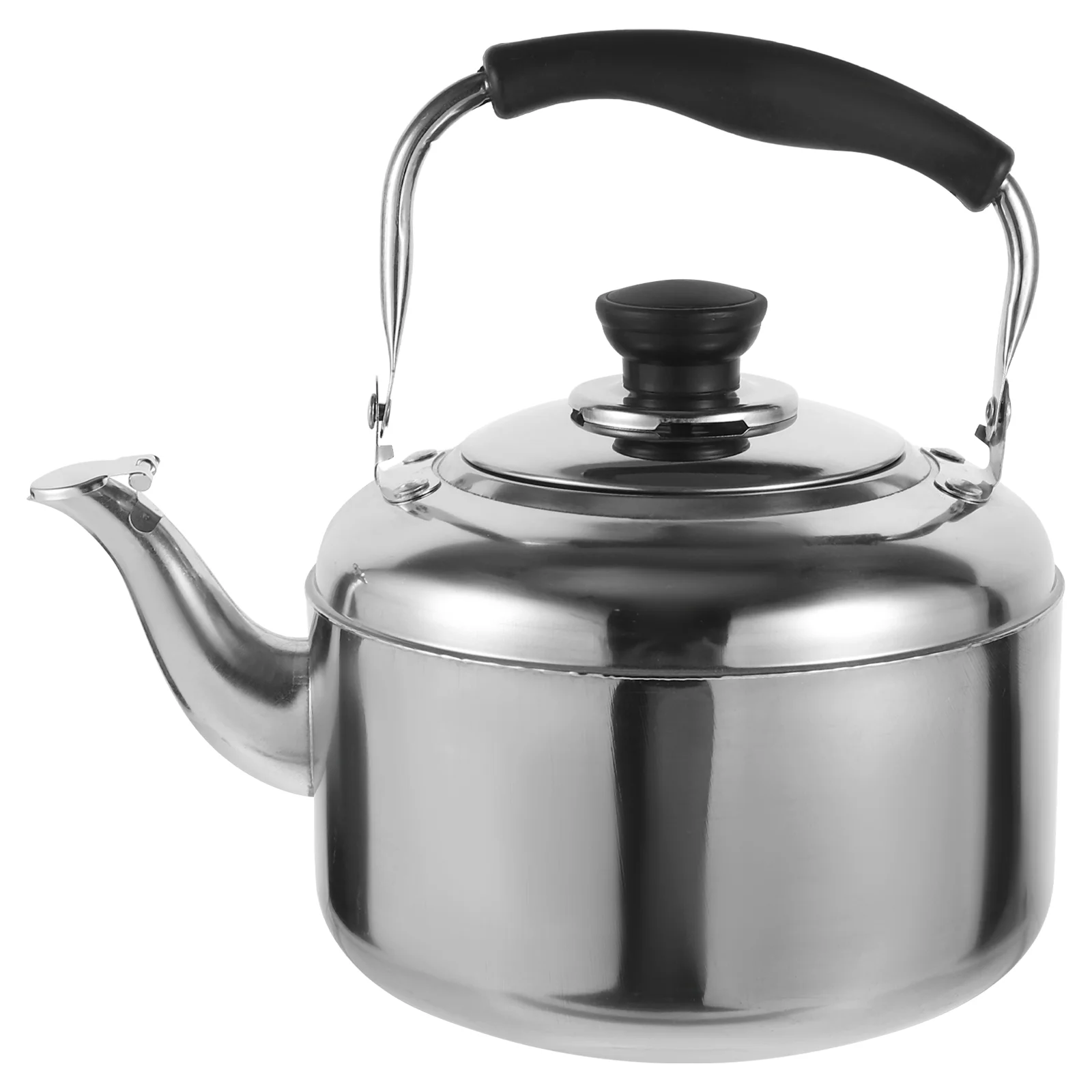 Electric Kettles Stainless Steel Water Boiler Boiling Kitchen Mini Heating Whistling Tea Silver Make
