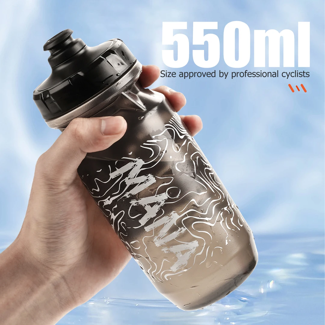 Water Bottle Bicycle Water Bottle Sports Bottle MANA Bicycle Water Bottle Food Grade PP Road MTB Bike Outdoor Sports Plastic Portable Large Capacity Drink Cycling Water Bottle