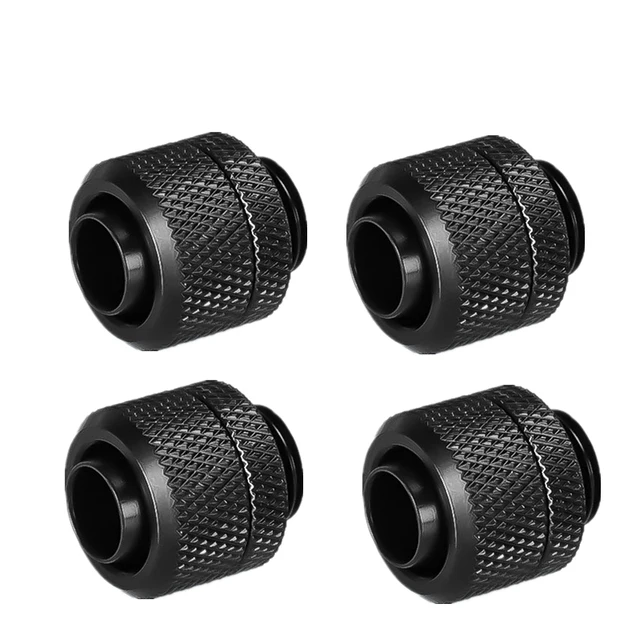 Kit de Encaixe de Tubo Macio para Tubulação Conector de Compressão Manual Preto e Prata 10 mm 13 mm 10 mm 16 mm 8 - Imagem 3