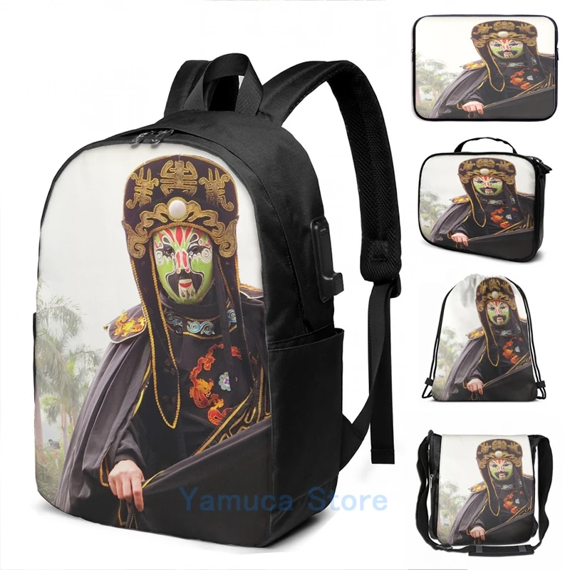 

Забавный рюкзак с графическим принтом, меняющий лицо, с USB-зарядкой, мужские школьные ранцы, женская сумка, дорожная сумка для ноутбука