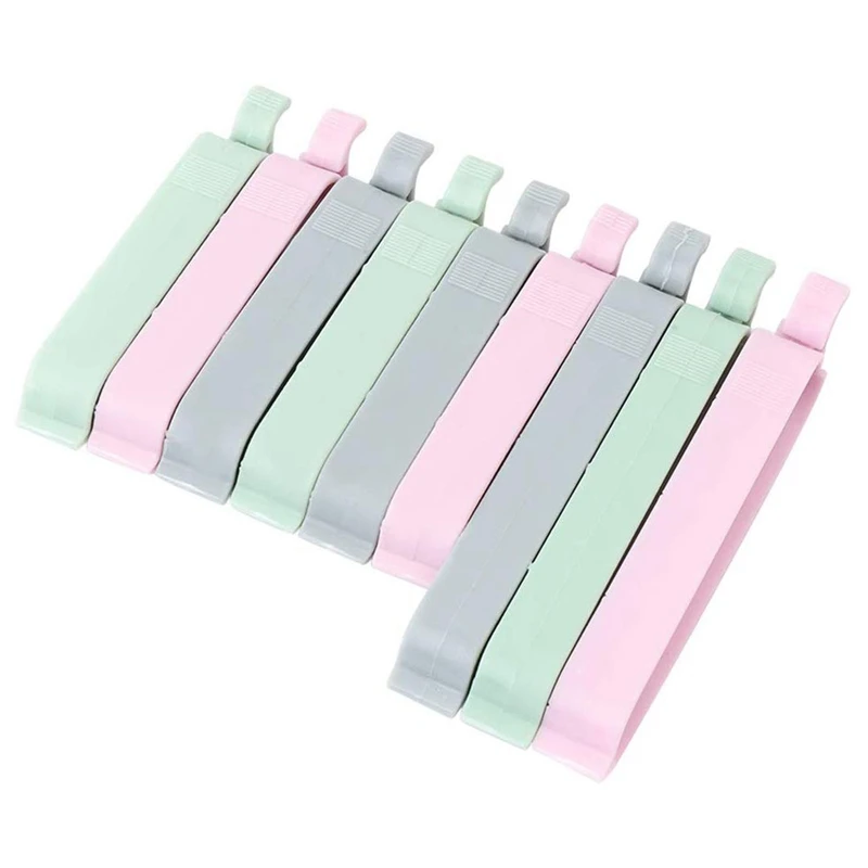12 Pcs Sealing Chips Food Bag Storage Clips Colorful For Snack And Tea Bags Sandwich Kitchen Clips Potato Chips Sturdy