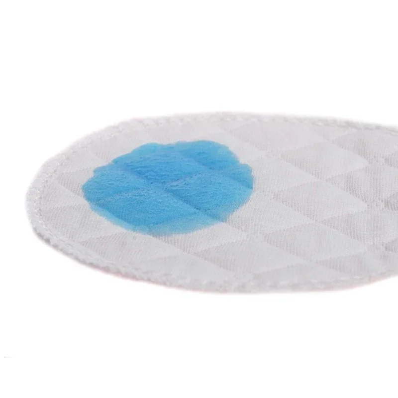12Pcs(6 Pairs) 3 Layers Cotton Reusable Breast Pads Nursing Waterproof Organic Plain Washable Pad Baby Breastfeeding Accessory 2