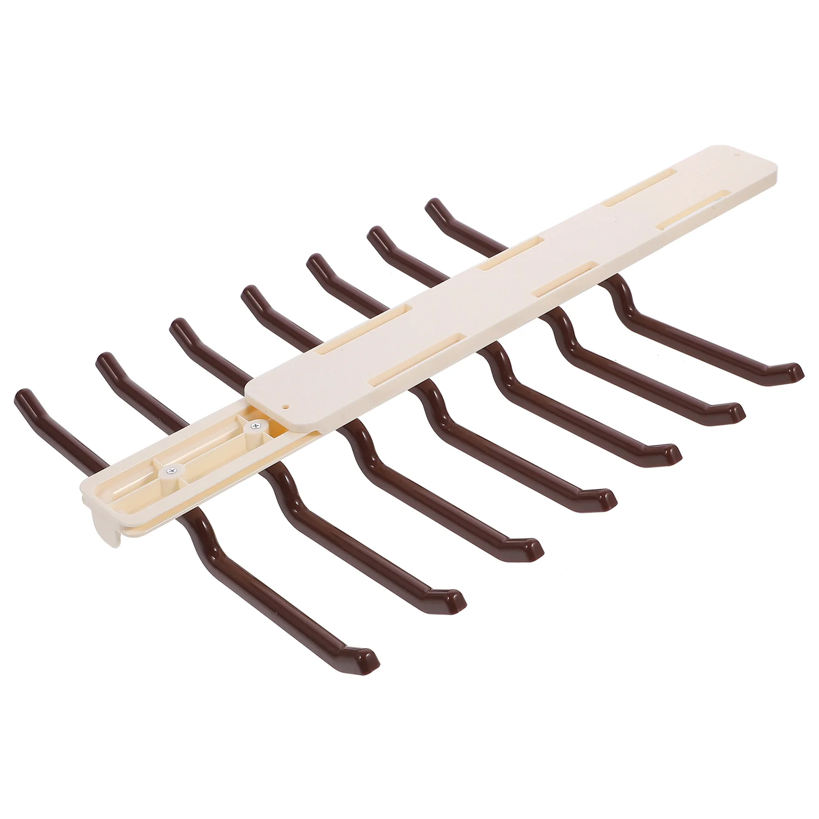 

Telescopic Wardrobe Hook Track Guides Slide Retractable Trouser Pull Out Hanging Full Extension Slides Clothes