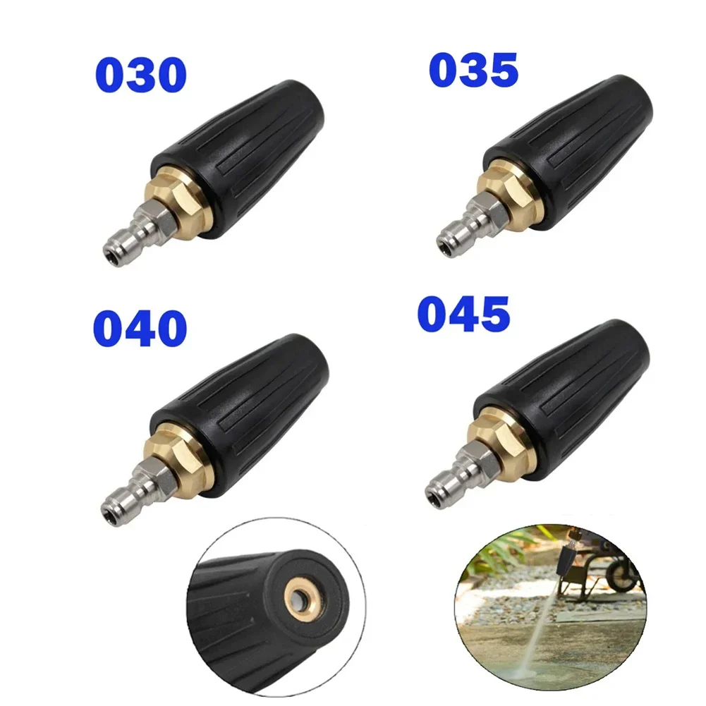 4000Psi Ugelli Per Autolavaggio Rotante Turbo Pistola Ad Alta Pressione Jet Water Column Cleaner Truck Trailer Strumenti Per Il Lavaggio Della Barca D