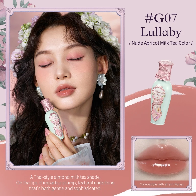 Flower Knows Midsummer Fairytales Collection Lip Gloss Moisturizing Liquid Lipstick 5ml Makeup