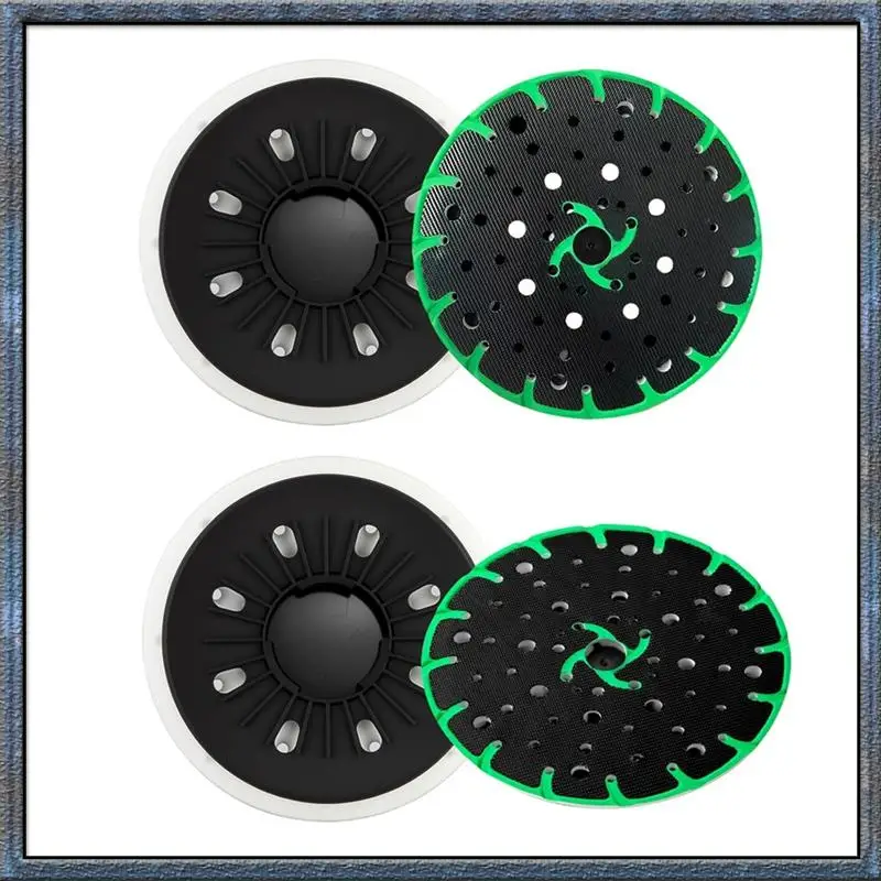 Aug. Soft Sanding Pad+ Hard Sanding Pad Set(6 Inch) For Festool RO 150 FEQ Sander Back-Up Sanding Disc(2-Pack)