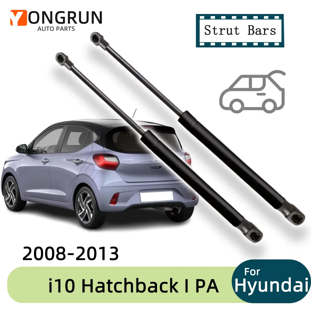 Struts Support Bar For Hyundai i10 Hatchback I PA 200 OE HP821074 Rear Trunk Gas Spring Shock Lift Strut Bar Pressure Rod