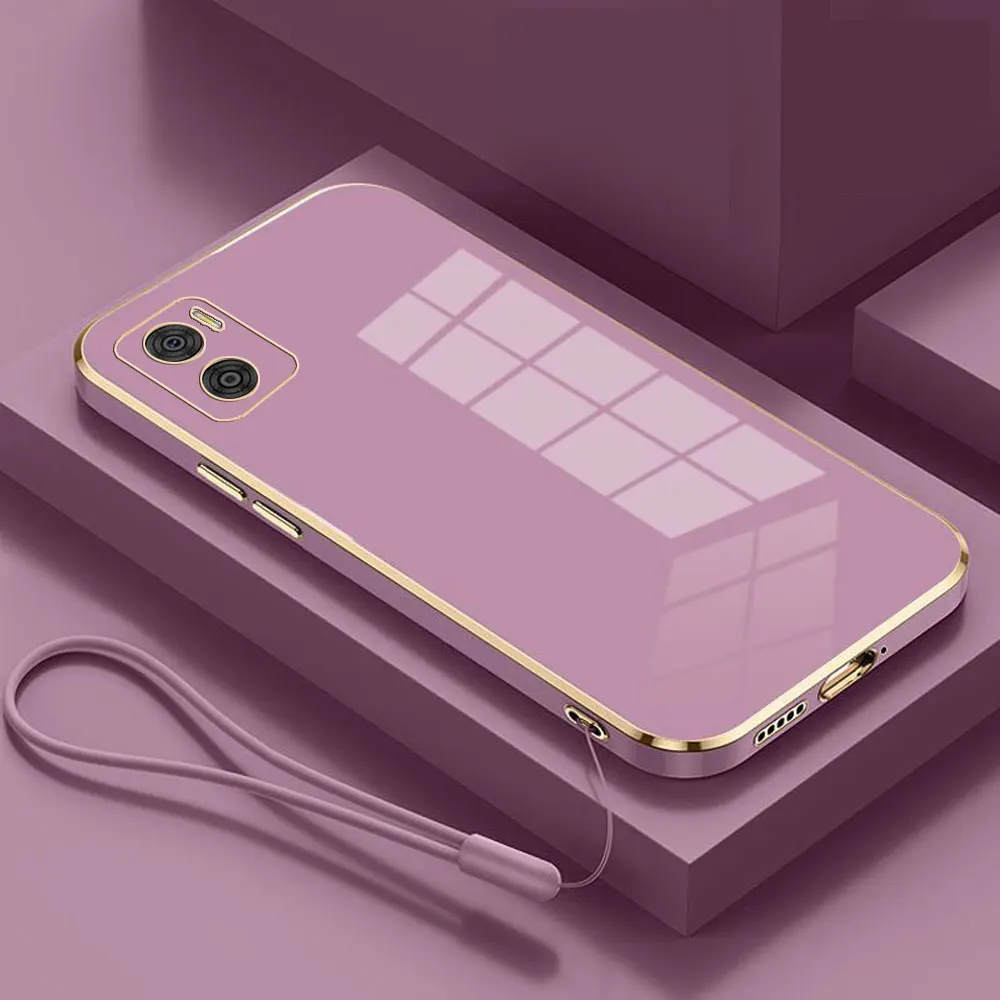 Luxury Square Plating Shockproof Case for Motorola - Enhanced Protection and Style