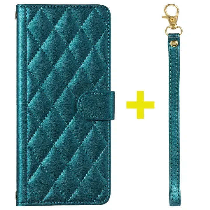 Luxurious Crossbody Leather Flip Wallet Case – Premium Design