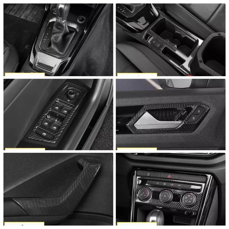 Per Vw Volkswagen T-Roc T Roc 2018- 2022 Lhd Car Interior Gps Navigation Screen Frame Trim Portellone Elettrico Trunk Switch Cover