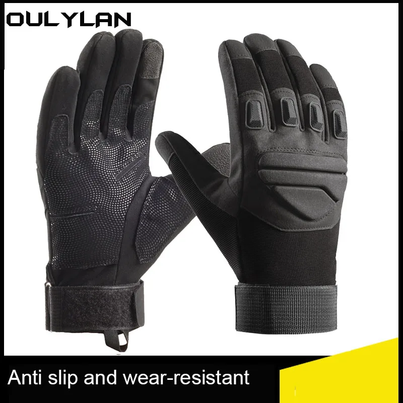 

Shooting Gloves Hunting Riding Seal Mountaineering Glove Anti Slip Wear Resistant All Finger Tactical Training Cycling Mittens