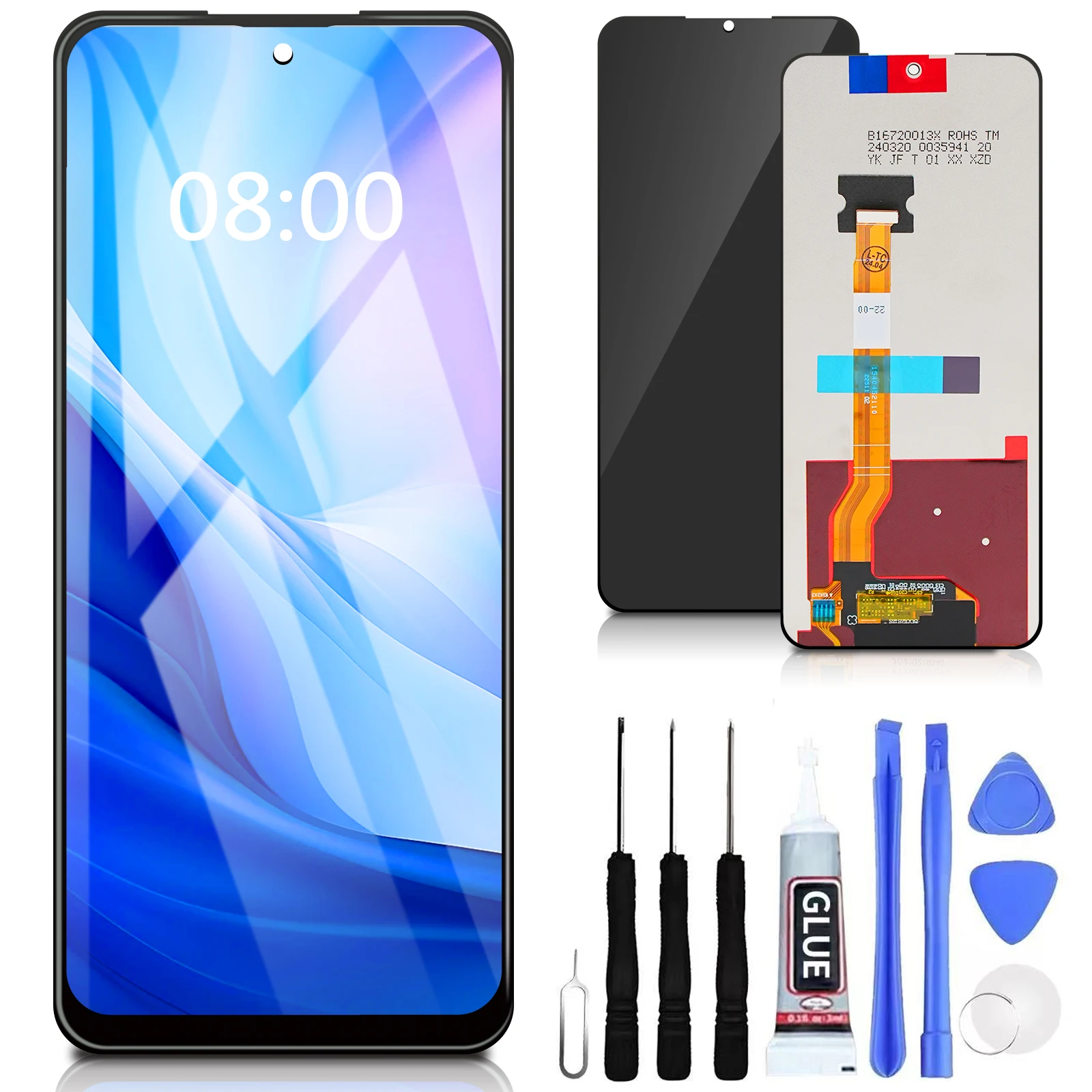 

6.72" LCD For Oppo Realme C55 RMX3710 Display Touch Screen Digitizer Assembly For Narzo N55 Oppo A1 Replacement