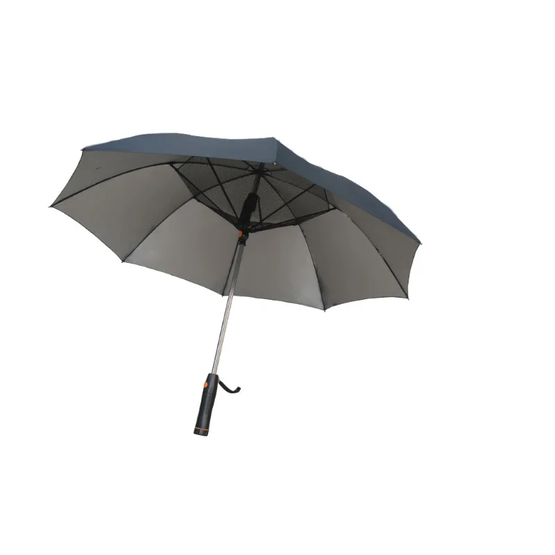 Anti-UV parasol  cooling fan umbrella  essential for daily rain protection