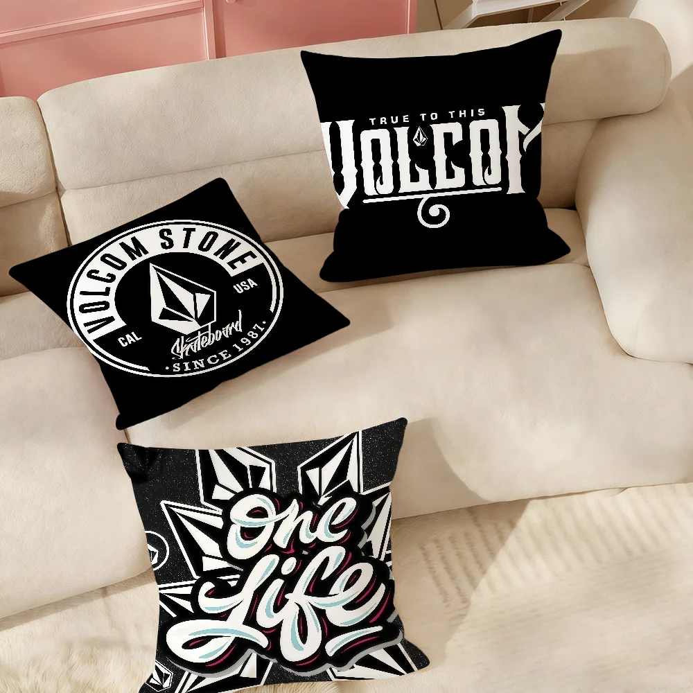 패션 V-Volcom 멋진 베개 케이스 침실 거실 자동차 홈 장식에 적합