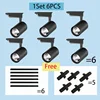 Set Led Track Light Fixture COB Track Lighting Wall Lamp Rail 220V Spot Lights Led track rail Spotlight Clothing Store Shop Home 1