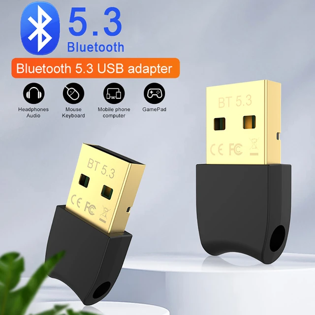 USB Bluetooth 5.3 Adapter USB Audio Receiver Transmitter Bluetooth 5.3  Dongle Adaptador for PC Laptop Wireless Speaker Adapter - AliExpress