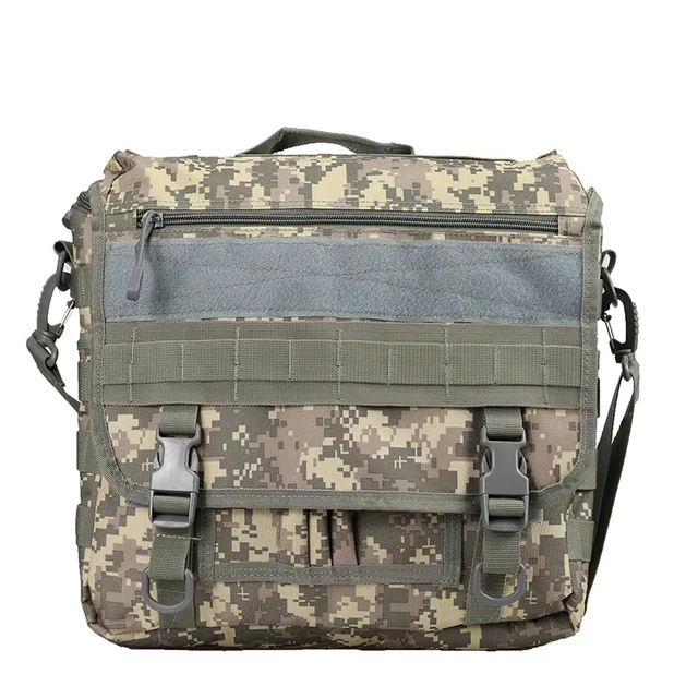 Borsa Tattica Militare Messenger - Per Laptop, Con Sistema MOLLE, Nero - Foto 5