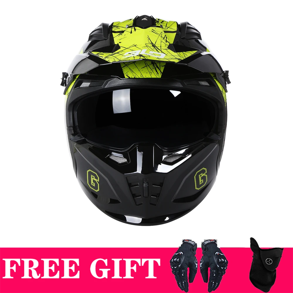 

Full Face Open Face Motorcycle Helmet Muti-Fuction Casco Moto De Capacetes Detachable Casque Riding Kask Helm DOT Ece Approved