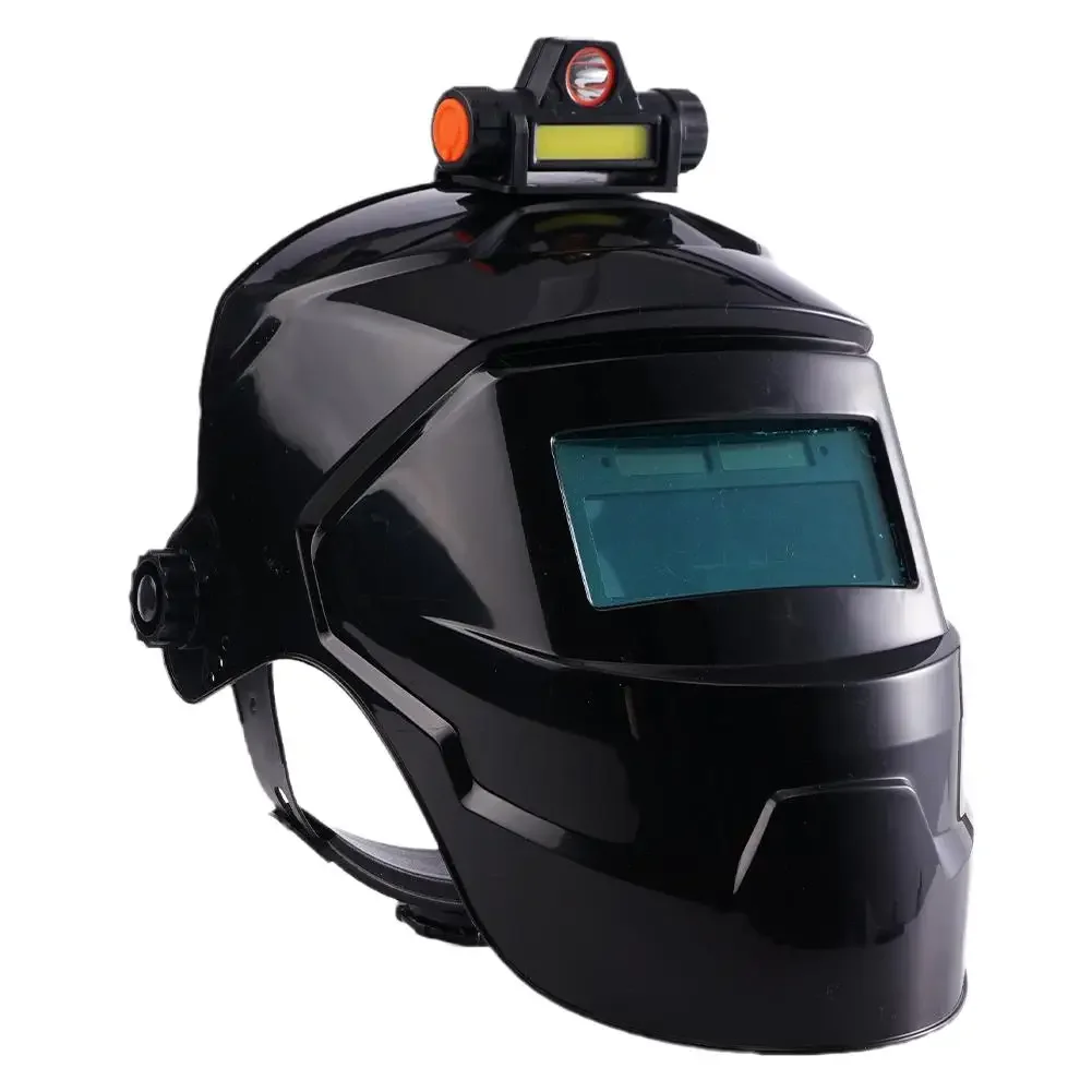 Welding Helmet Welder Mask With Rechargeable Headlight Automatic Dimming Electric Welding Mask For Arc Weld Grind Cut Process