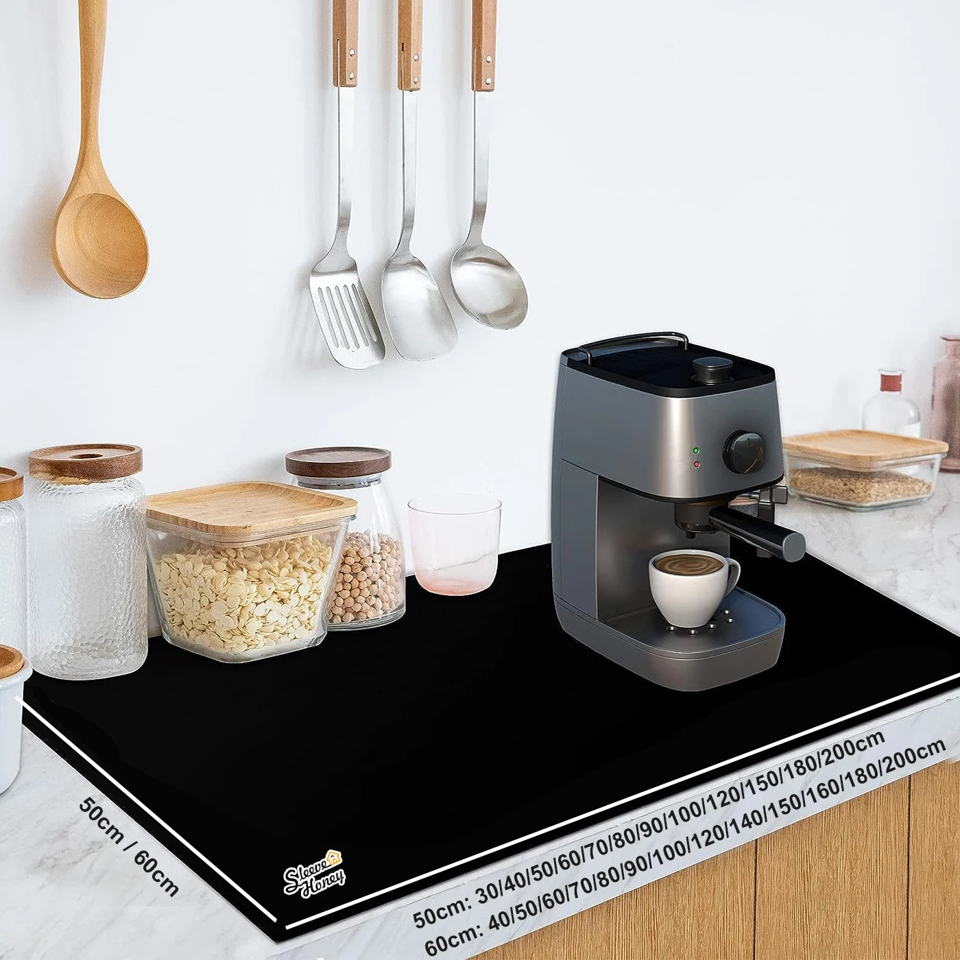 Tappetino in silicone extra large tovaglietta da tavolo isolamento termico antiscivolo lavabile cucina sala da pranzo cuscino protettivo tappetino sicuro per alimenti  15