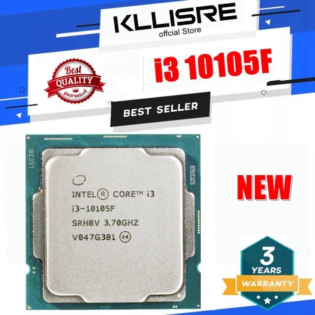 New Intel Core I3 10105f 3.7ghz 4-core 8-thread Cpu Processor L3