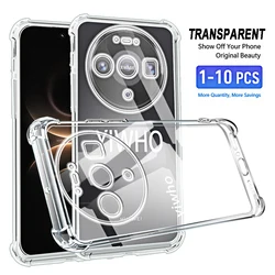 Shockproof Clear TPU Phone Case - Transparent Soft Shell Back Cover for Huawei Mate 70 Air (Clear)