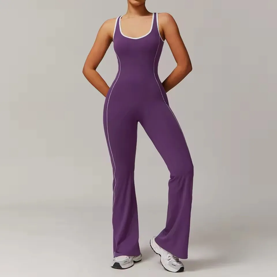 Women One-Piece Yoga Suit Training Gym Set Sportswear Sports Suit Fitness Stretch Push Up Training