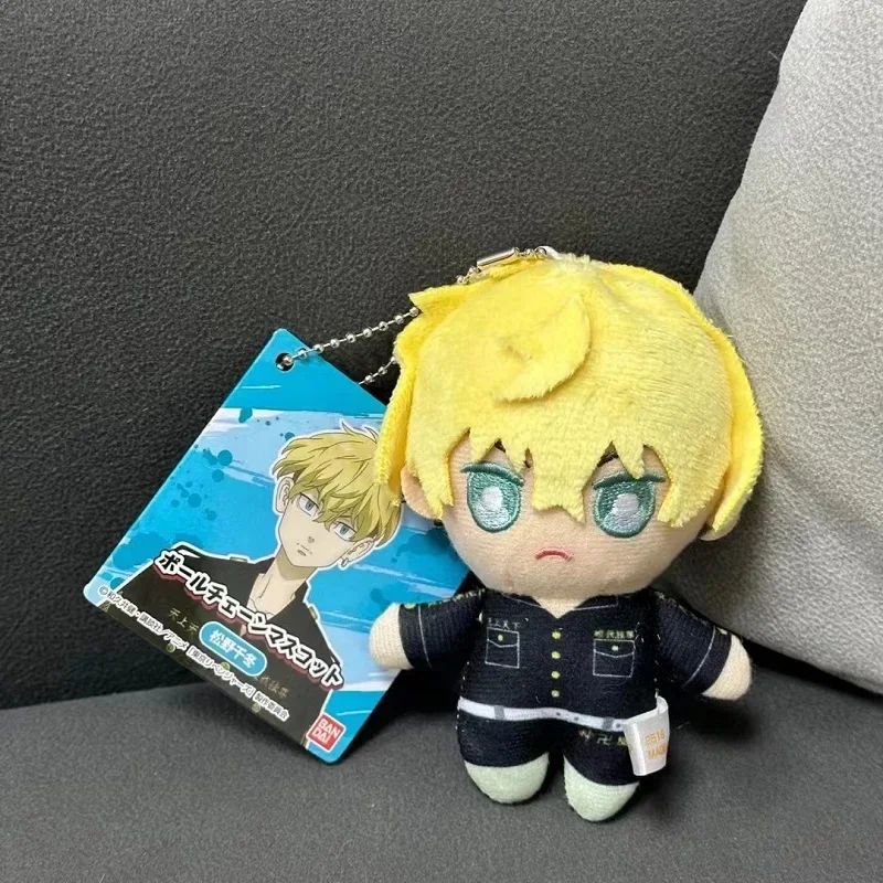 10cm JP Anime Kawaii Tokyo Revengers Plush Doll Toy Baji Keisuke Matsuno Chifuyu Takashi Mikey Anime Cute Soft Stuffed Pillow 4