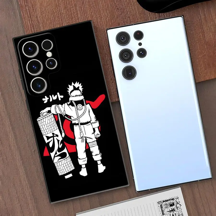Sleek Namikaze Minato Black Soft Phone Cover Case