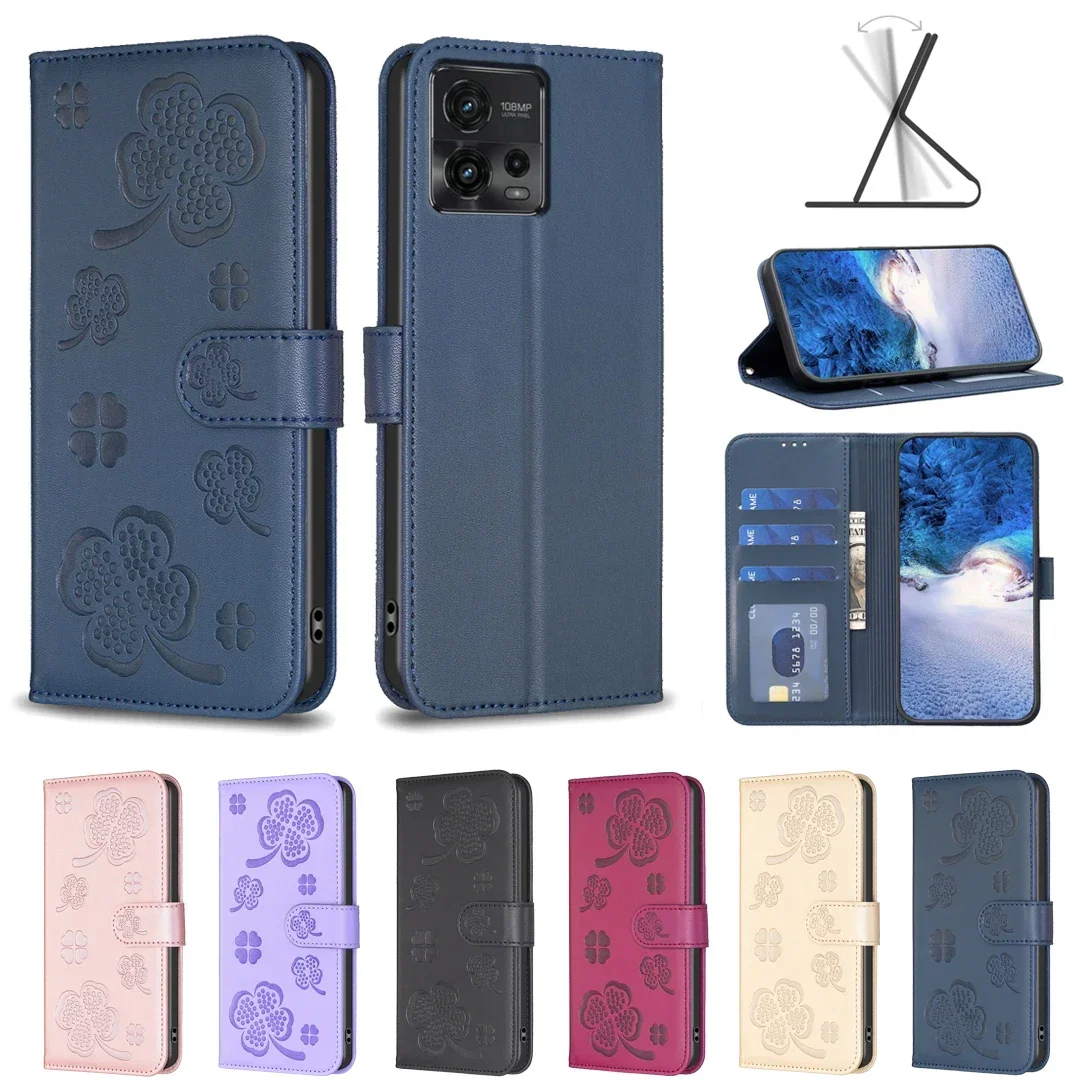 Custodia In Pelle Flip Per Motorola E13 4G E32 4G E40 E30 Edge 40 5G X40 X40 Pro G04 G24 G13 4G G72 G71 G62 G54 5G G53 5G Cover