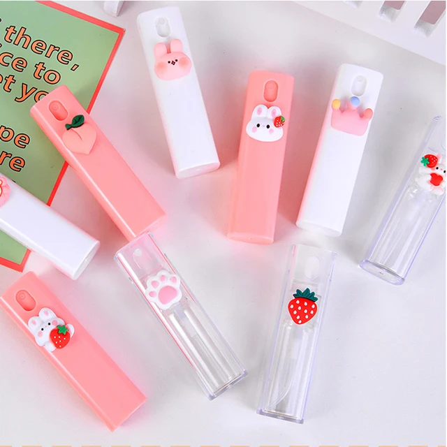 10ml Cute Cartoon Mini Portable Spray Cosmetic Refillable Bottle Hydration Bottling Alcohol Disinfection Watering Can Travel