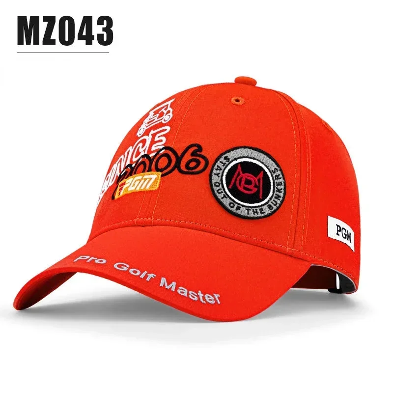 PGM Men's Golf Hat Breathable Fast Drying Sun Hats Sunshade Sunscreen Fashion Embroidery MZ043