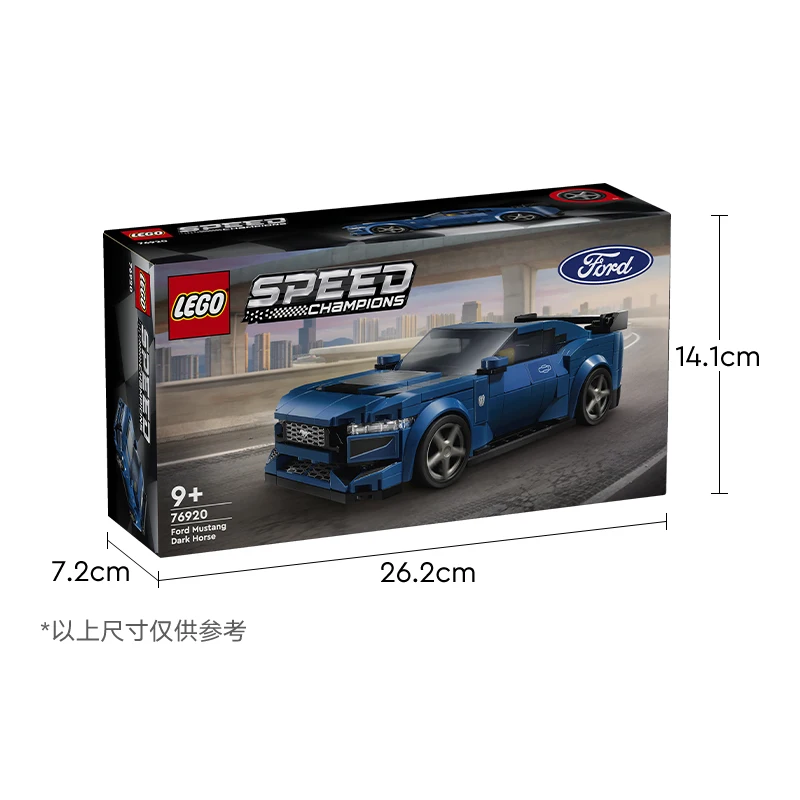 LEGO Bausteine Spielzeug Super Racing 76920 Ford Mustang Black Horse Sportwagen Geburtstagsgeschenk Weihnachtsgeschenk Kinderspielzeug