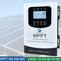 Contrôleur de charge MPPT pour panneaux solaires, 12V, 24V, 48V, 60V, 72V, 96V, 30A, 40A, 60A, 80A, Sochi Sunshine, Brésil, UE 1