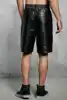 New Men's Leather Shorts Genuine Soft Lambskin Sports Gym Causal Wear Pants ZL01 3