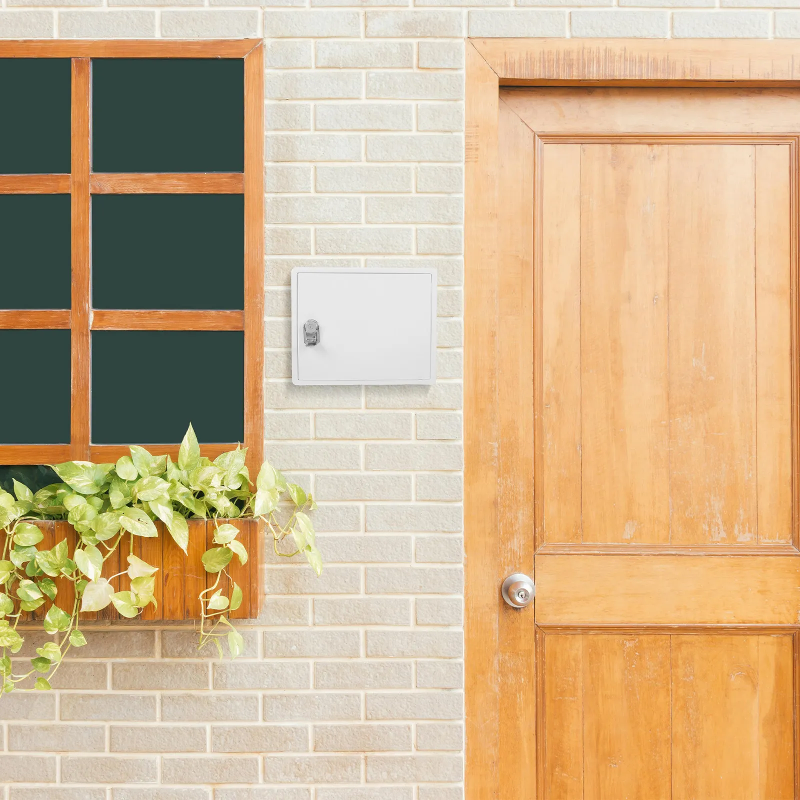 잠금 가능한 벽걸이형 우유 보관함 대용량 우유 저장 및 분배 용기 세련된 현대적인 디자인 (실내외 겸용)