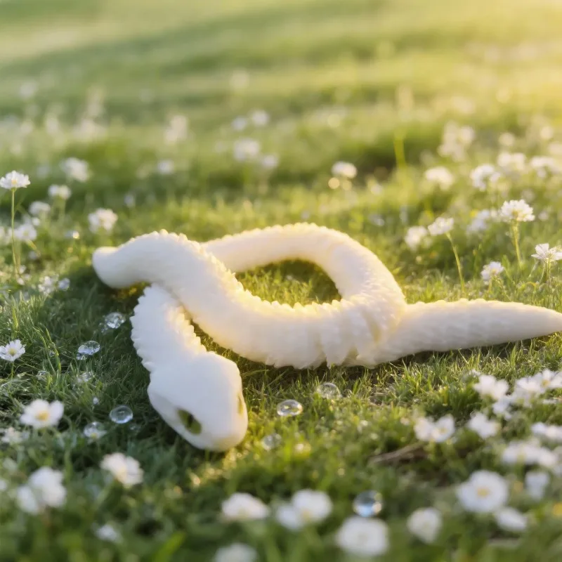 3D Printed Snake Decor 30cm Chinese Zodiac Reptile Figurine for Office Desk Home Shelf Decoration Gift Holiday Ornament Collecti 4
