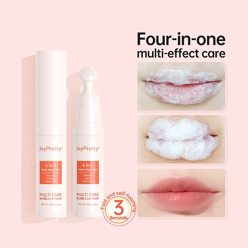 Bubble Lip Balm Remove Dark Lightening Lip Moisturizer Gloss Oil Exfoliating Clean Makeup Beauty Health Lip Care Product